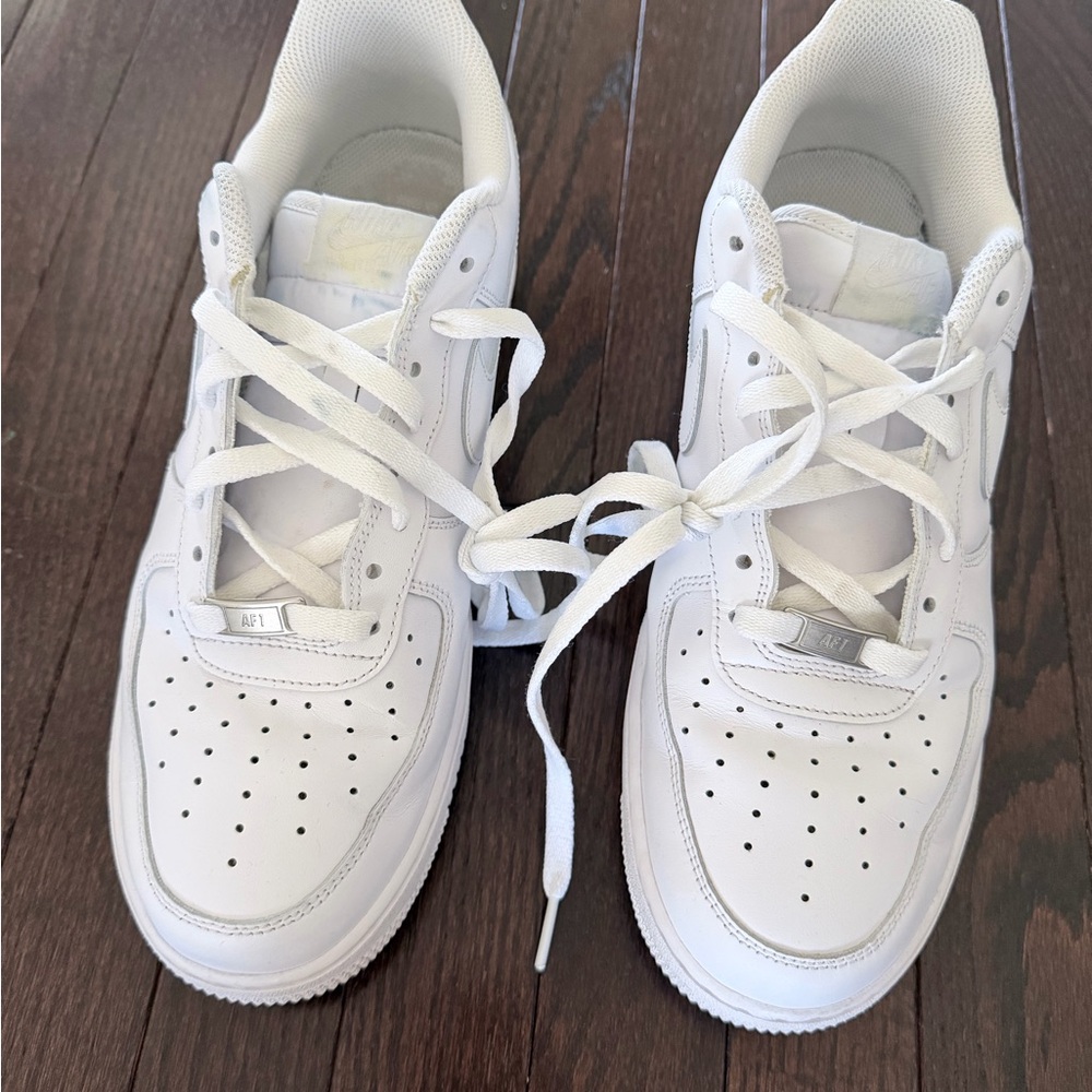 Nike White Men's Air Force Ones Low-Top Sneakers